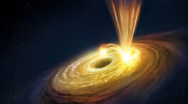 Detectan una explosión nunca antes vista en un agujero negro supermasivo