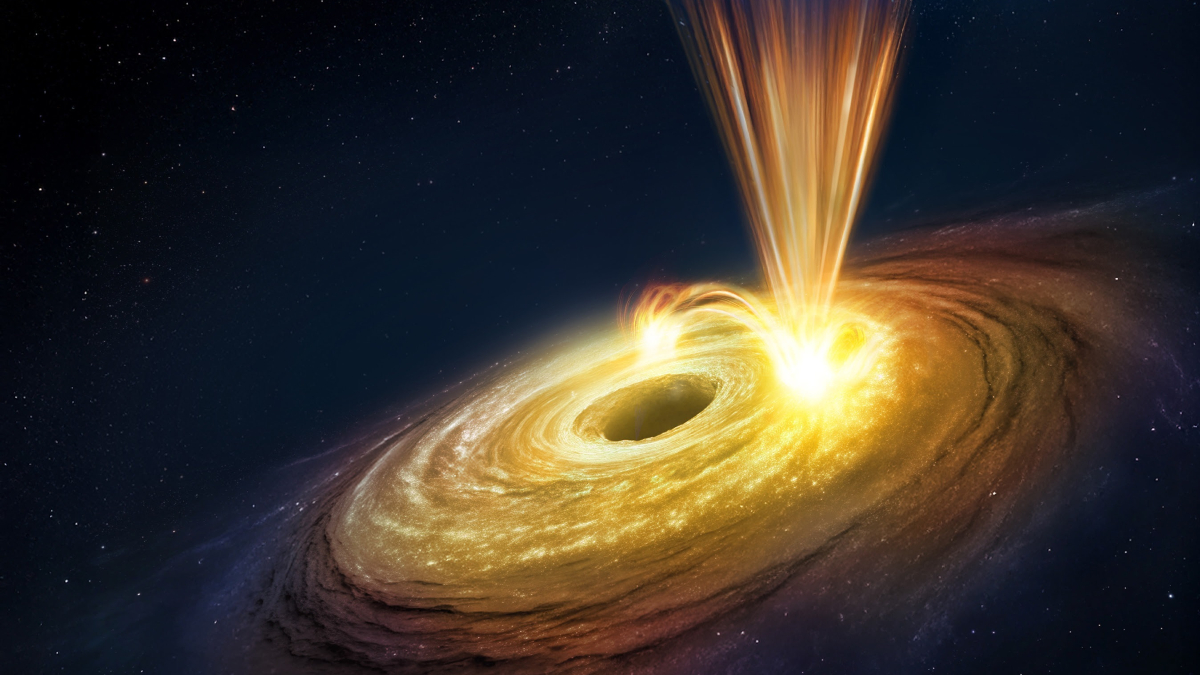 Detectan una explosión nunca antes vista en un agujero negro supermasivo