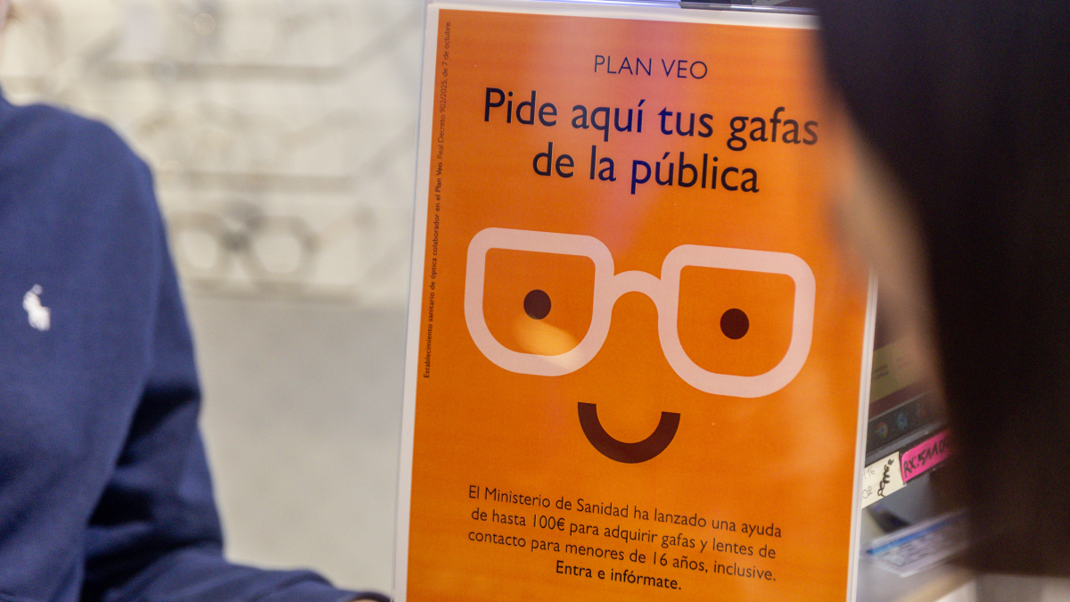 Sube a 48,2 millones la financiación del Plan Veo para gafas y lentillas a menores de 16 años