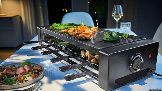 Lidl recupera su raclette grill de acero inoxidable: ideal para amantes del asado