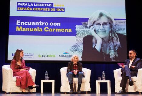 Manuela Carmena asegura que «la mentira puede acabar con la democracia»