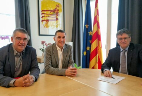 Otegi y Puigdemont acuerdan en Bélgica colaborar «entre naciones»