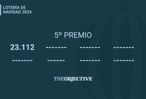 23.112: primer quinto premio de la Lotería de Navidad
