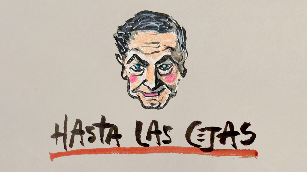 La viñeta sobre... hasta las cejas