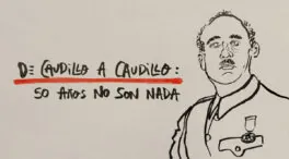 La viñeta animada sobre... de Caudillo a Caudillo