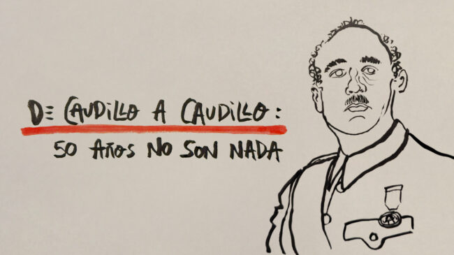 La viñeta animada sobre... de Caudillo a Caudillo