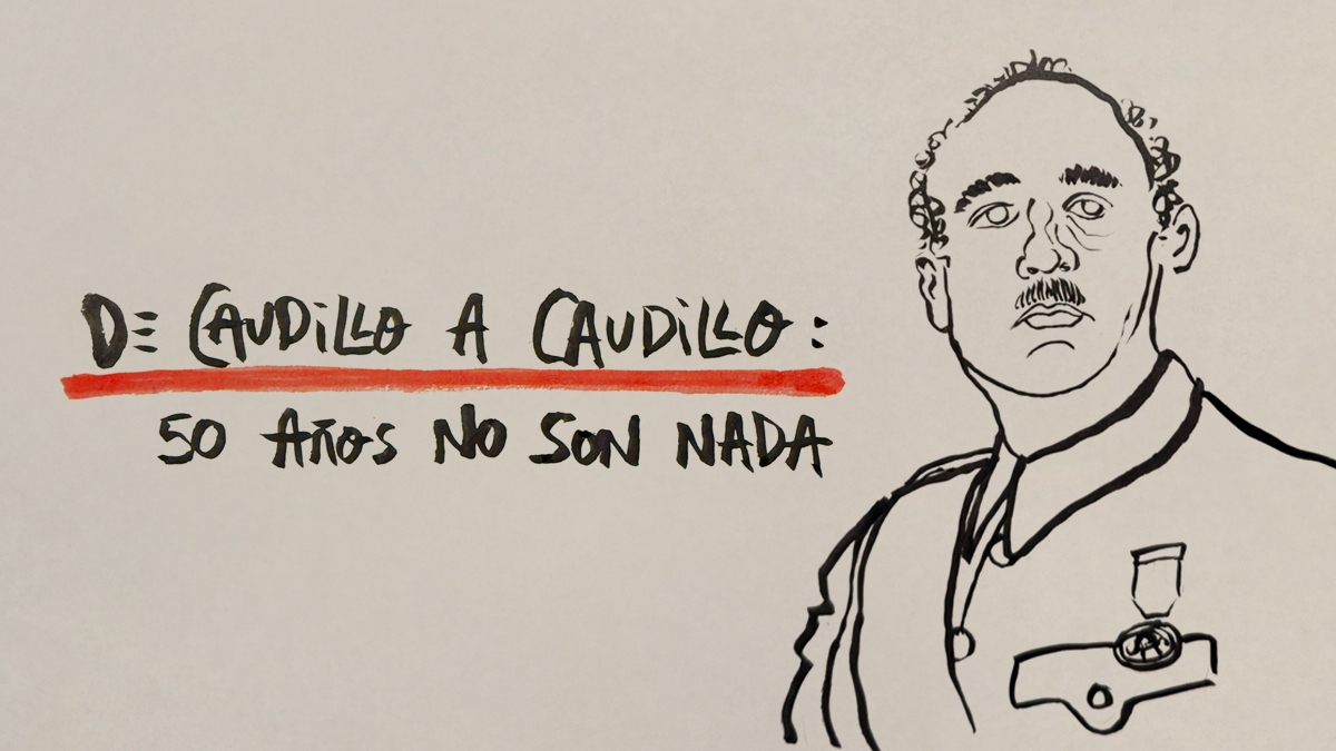 La viñeta animada sobre... de Caudillo a Caudillo