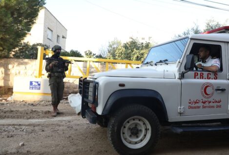 Dos palestinos muertos por disparos de militares israelíes en Cisjordania