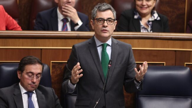 Bolaños avisa de que Junts y PNV se suicidarían si apoyan una moción de censura