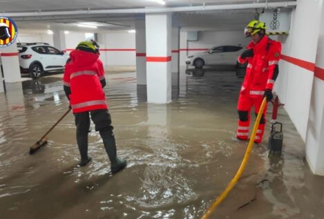Las lluvias inundan varios municipios de la zona cero de la dana en Valencia