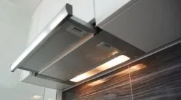 Radiografía de una campana de cocina doméstica