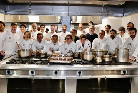 El espíritu navideño une a los chefs de la alta gastronomía española en una comida solidaria