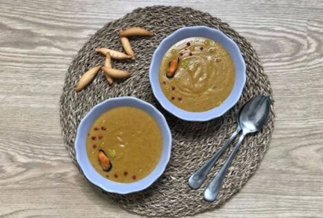 Crema de mejillones: receta fácil y rápida para eliminar líquidos tras las cenas