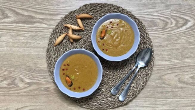 Crema de mejillones: receta fácil y rápida para eliminar líquidos tras las cenas