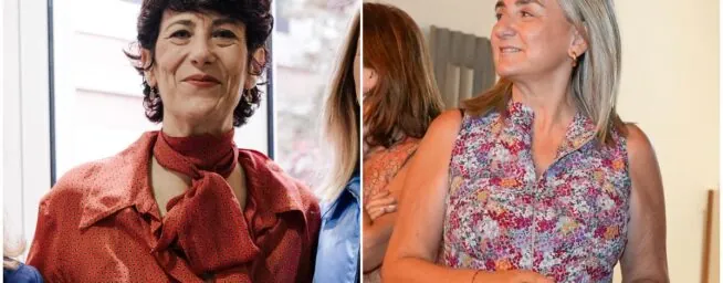 Elma Saiz y Milagros Tolón, en lo personal: sus maridos, hijos y sus familias en Navarra y Toledo