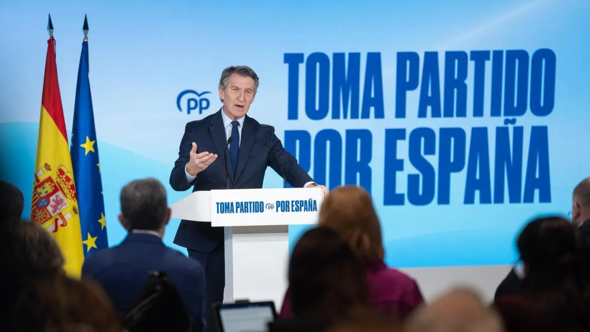 Feijóo asegura que 2025 ha sido «el año del colapso total del ‘sanchismo’»