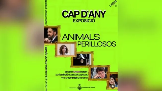 Un ayuntamiento del PSC apoya una fiesta que tacha de «animales peligrosos» a Ayuso y al Rey