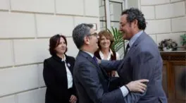 Ovación a García Ortiz en la toma de posesión de Peramato en la sede de la Fiscalía