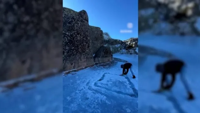 Denuncian a un influencer por volar drones y bañarse en lagunas glaciares en Gredos
