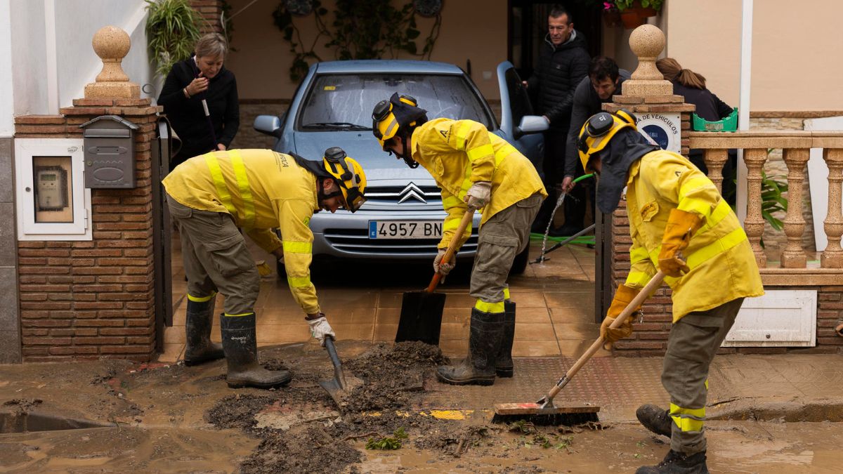 Dos desaparecidos en Alhaurín el Grande (Málaga) tras el temporal de lluvia