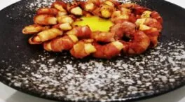 Langostinos con bacon y salsa agridulce de Joseba Arguiñano: un aperitivo jugoso