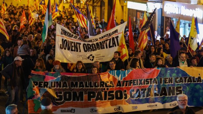 Un millar de personas reivindican en Palma la autodeterminación y una Mallorca en catalán
