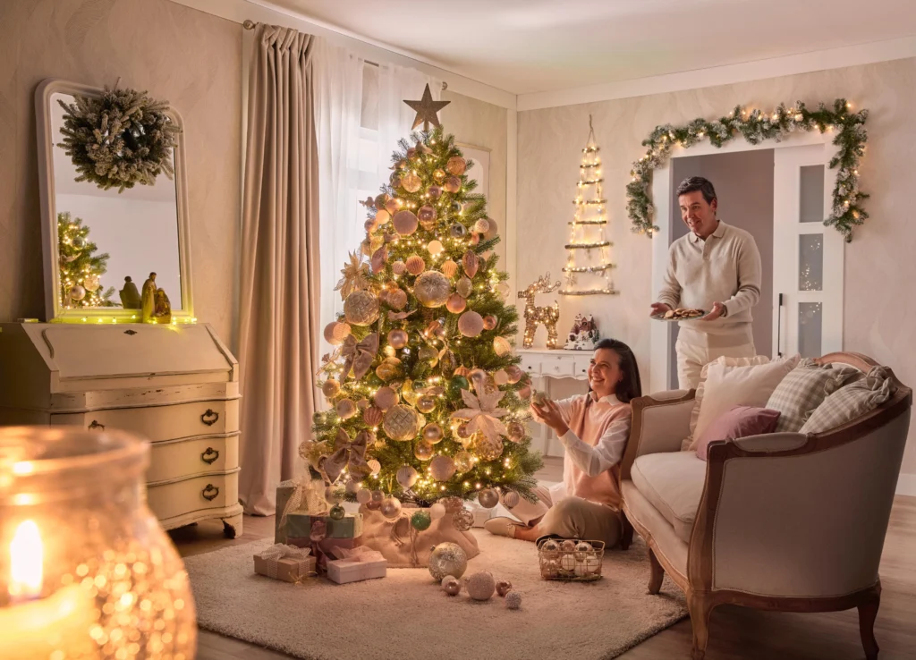 Elementos de decoración navideña de Leroy Merlin. Leroy Merlin