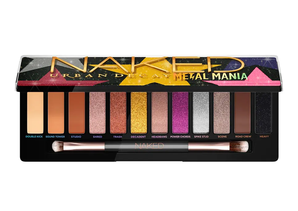 Paleta de sombras con tonos metalizados de Urban Decay. (PVP: 72€)