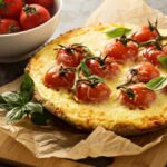 Pastel salado de tres quesos