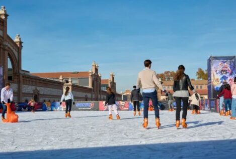 Vuelve la pista de hielo del Matadero de Madrid con nevadas diarias