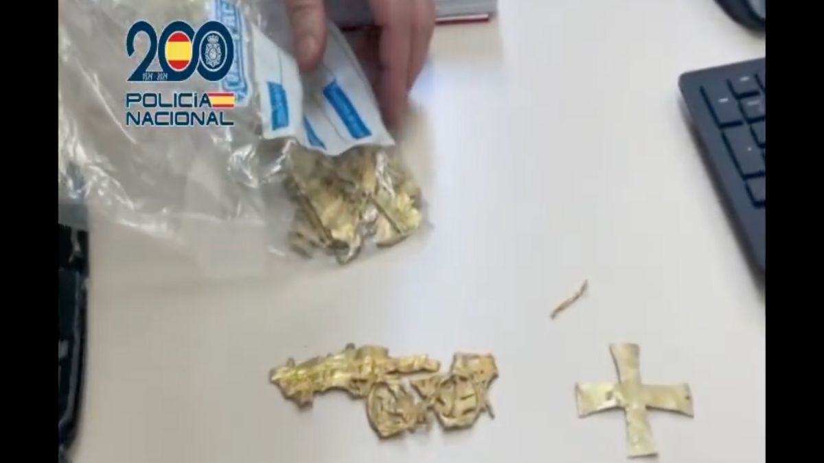 La Policía recupera una corona visigoda del siglo VI en una operación con siete detenidos