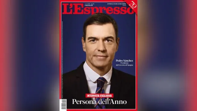 La revista italiana 'L'Espresso' nombra a Sánchez persona del año