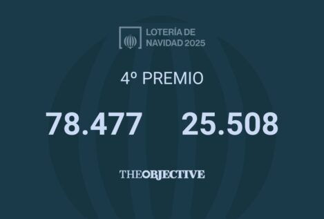 78.477 y 25.508: cuartos premios de la Lotería de Navidad