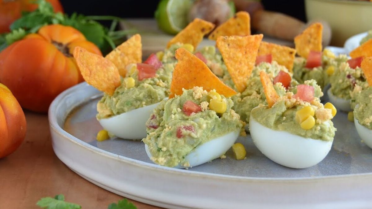 Tres formas deliciosas de preparar huevos rellenos vegetarianos