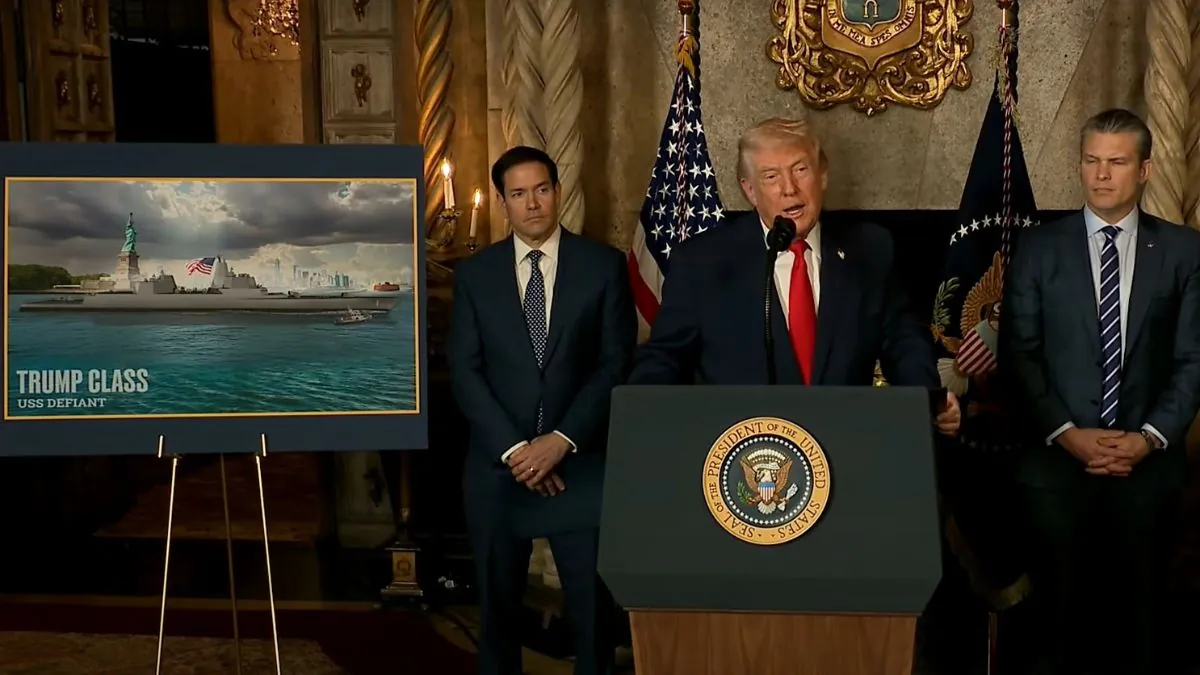 Trump ha encargado unos gigantescos barcos de guerra pero no queda muy claro para qué