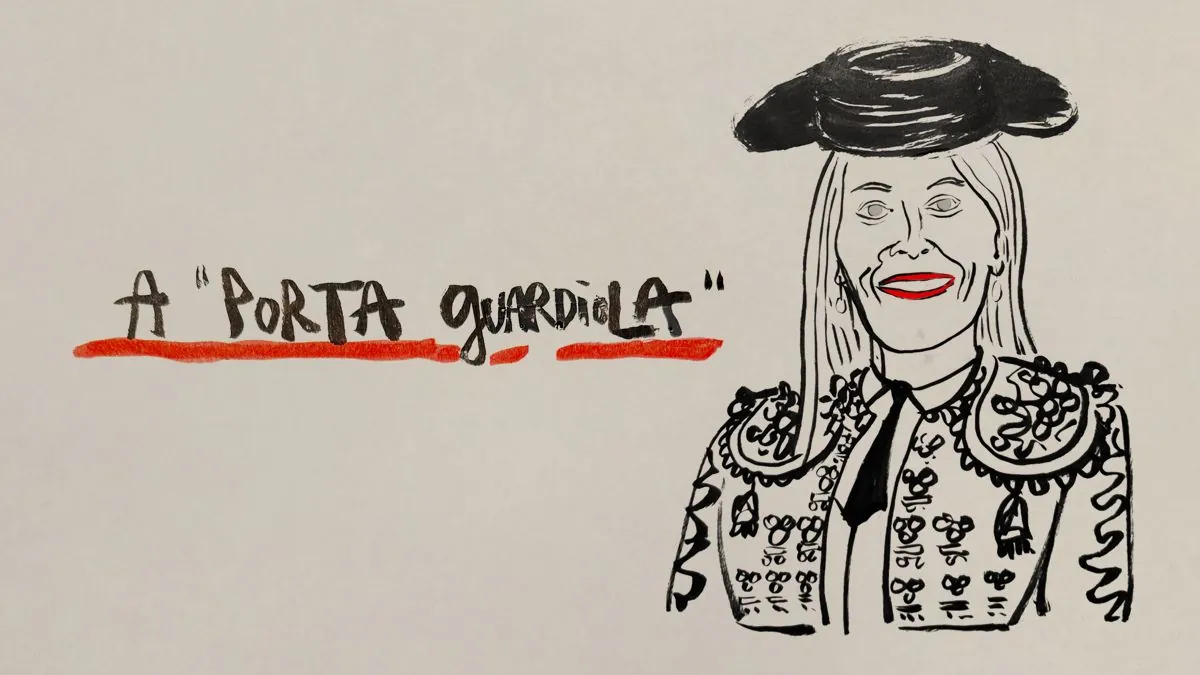 La viñeta animada sobre... Guardiola