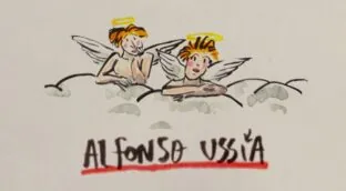 La viñeta animada sobre... Alfonso Ussía