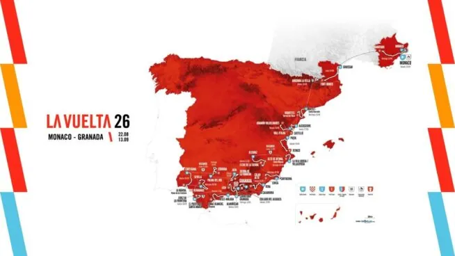La Vuelta a España 2026: un viaje que comienza en Mónaco y que recorre el Mediterráneo