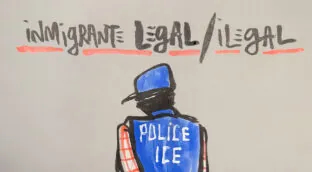 La viñeta animada sobre... el inmigrante Maduro