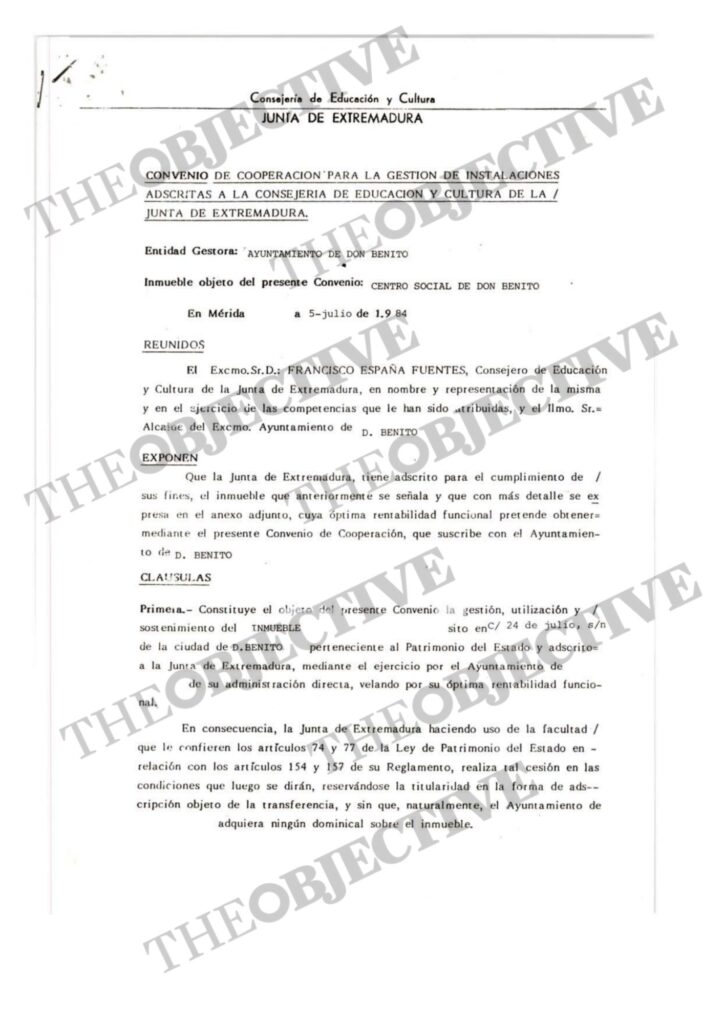 convenio Don Benito PSOE