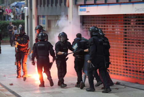 Inadmitida una querella contra los Mossos por usar gas pimienta en una marcha por Palestina