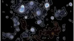 Crean un mapa de la materia oscura del universo con una resolución inédita