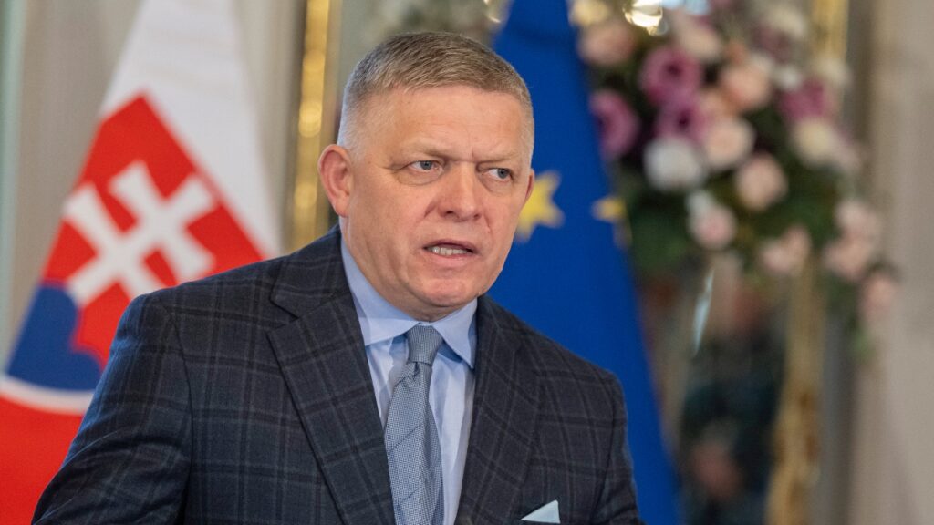 El primer ministro eslovaco, Robert Fico.