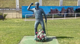 Desaparece la estatua en honor a Seve Ballesteros en Pedreña (Cantabria)