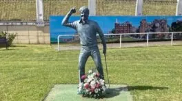 Roban la estatua de Severiano Ballesteros en su localidad natal de Pedreña (Cantabria)