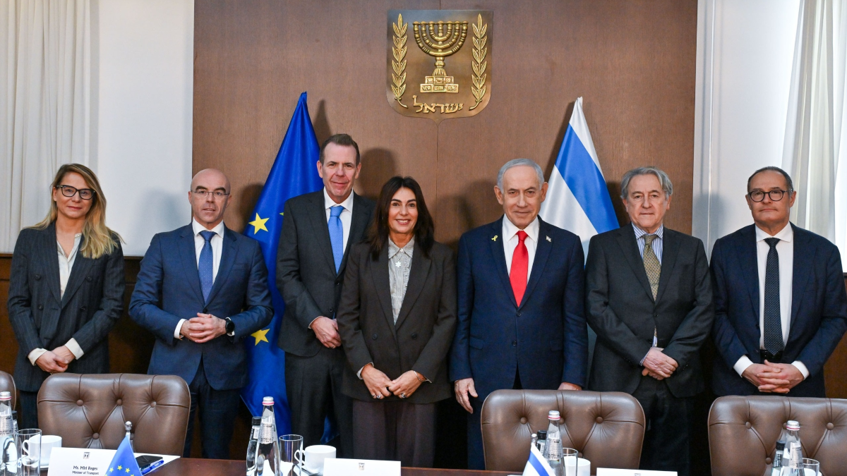 Netanyahu recibe a Vox en Jerusalén para agradecerles su «firme» apoyo a Israel