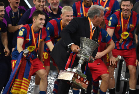 El dardo de Laporta al Madrid tras perder la Supercopa: «Debían estar muy jodidos»