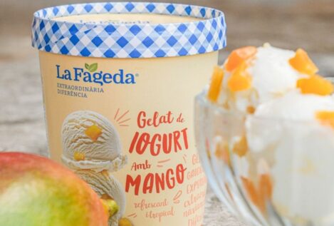 La Fageda fue galardonado con dos estrellas  por su helado de yogur con mango