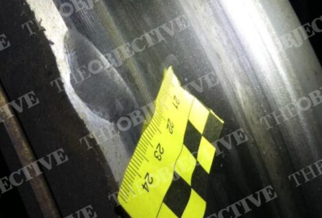 Así quedaron las ruedas del Iryo tras colisionar con la vía rota en Adamuz