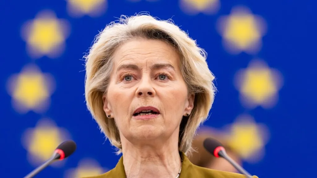 La presidenta de la Comisión Europea, Ursula von der Leyen.